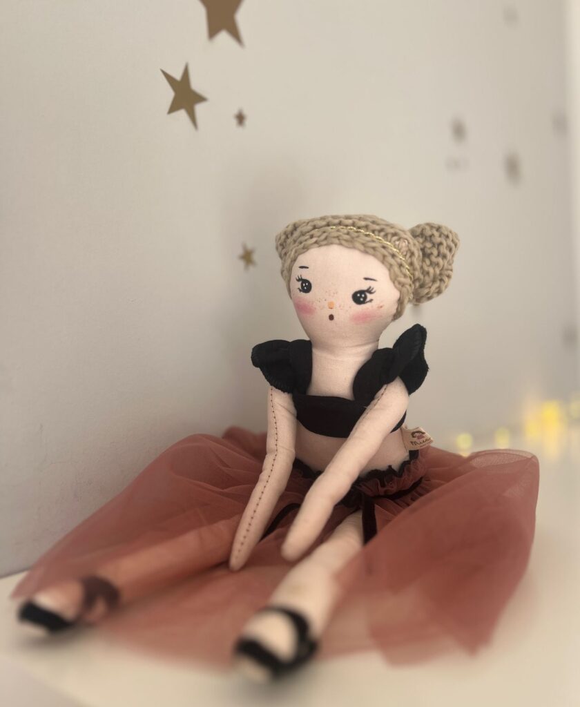 Boneca Bailarina Tricot